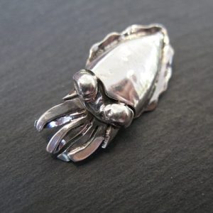 Cuttlefish silver pendant 2014