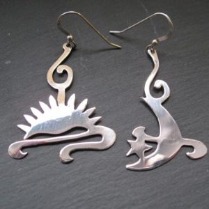 Dawn and dusk earrings
