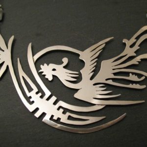 Phoenix and Shou necklace 2012