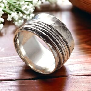 silver fidget ring