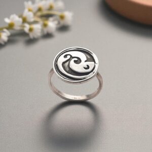 Pictish silver circle ring